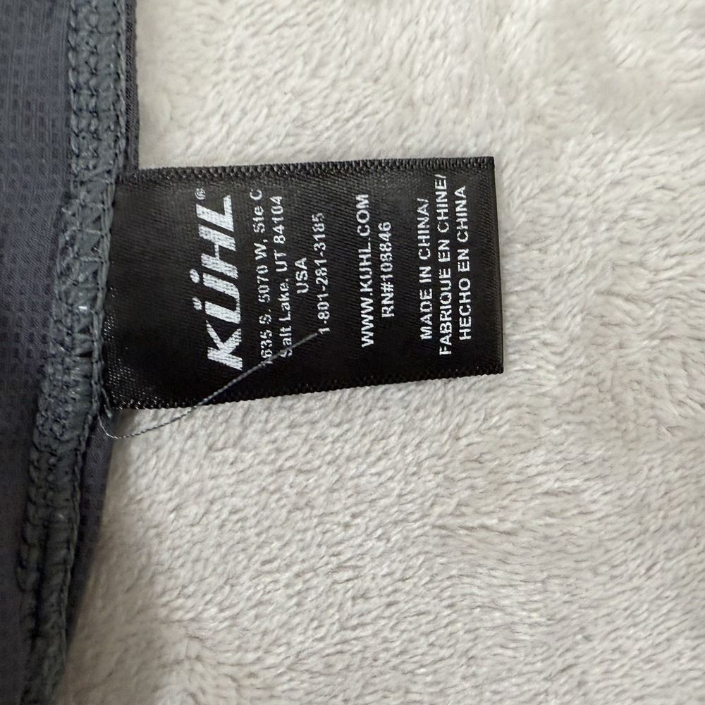 KUHL Mova Short Heather Gray Womens L Knit Stretch Pickleball  Logo Sporty Comfy - Picture 10 of 14